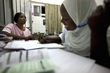 Senegalese health workers